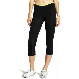 Pearl Izumi Women's Ultra 3/4 Activewear Compression Running Tights - Black/Lime